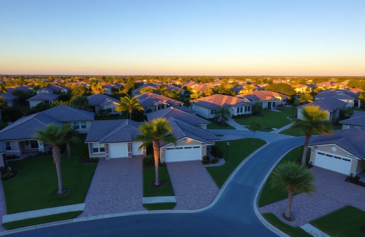 New homes in Lakewood Park, Fort Pierce, Florida