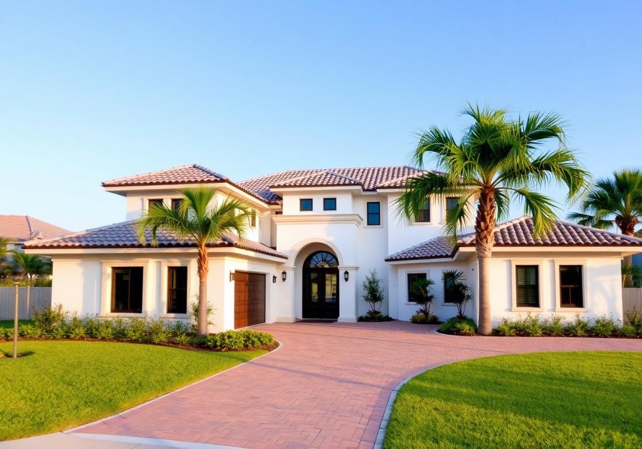 New homes in Rivella, Port St. Lucie, Florida